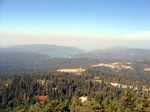 Shaver Lake is just visible in background