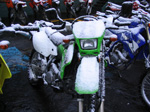 sturdy little Kawasaki will need a little warming up this morning