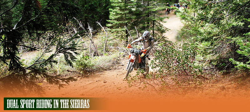 there's no end to the riding opportunities in the Sierras